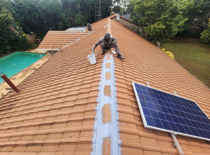 Tile Roof Repair Painting project photo 4
