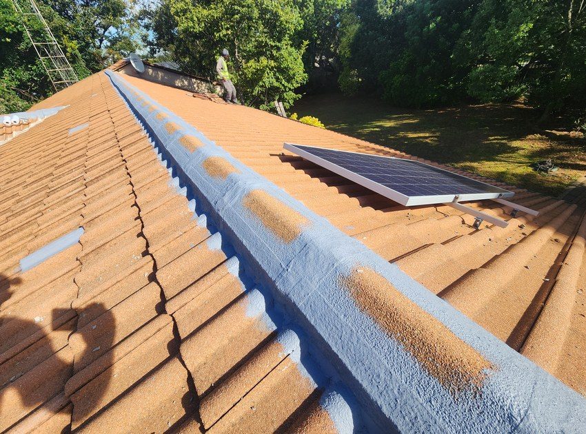 Tile Roof Repair Painting project photo 6