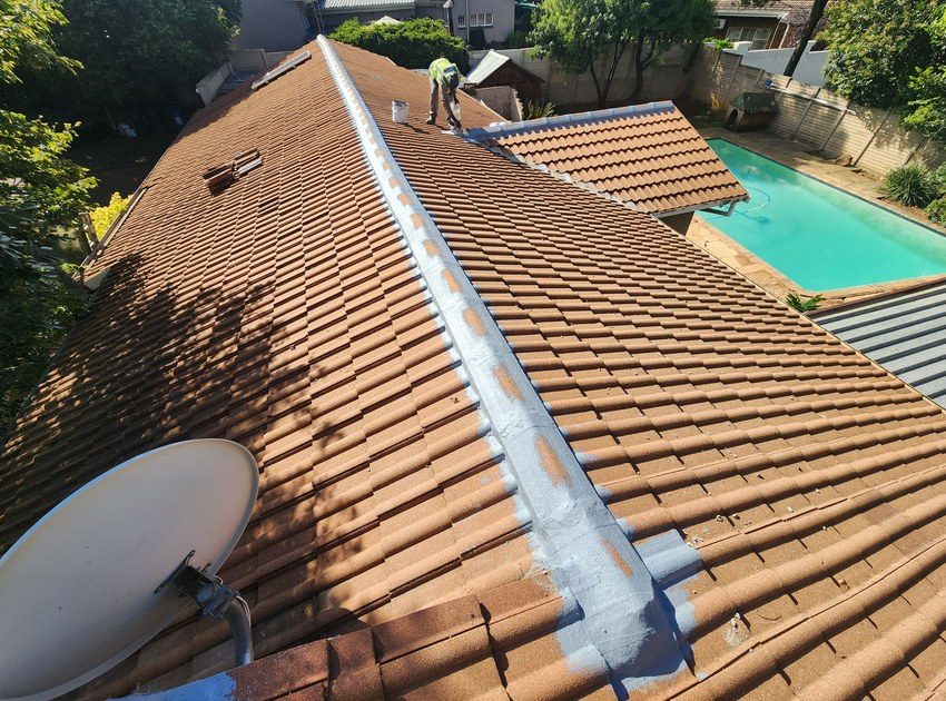 Tile Roof Repair Painting project photo 7